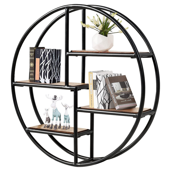 Giantex Round Circular Wall-Mounted Shelves