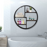 Giantex Round Circular Wall-Mounted Shelves