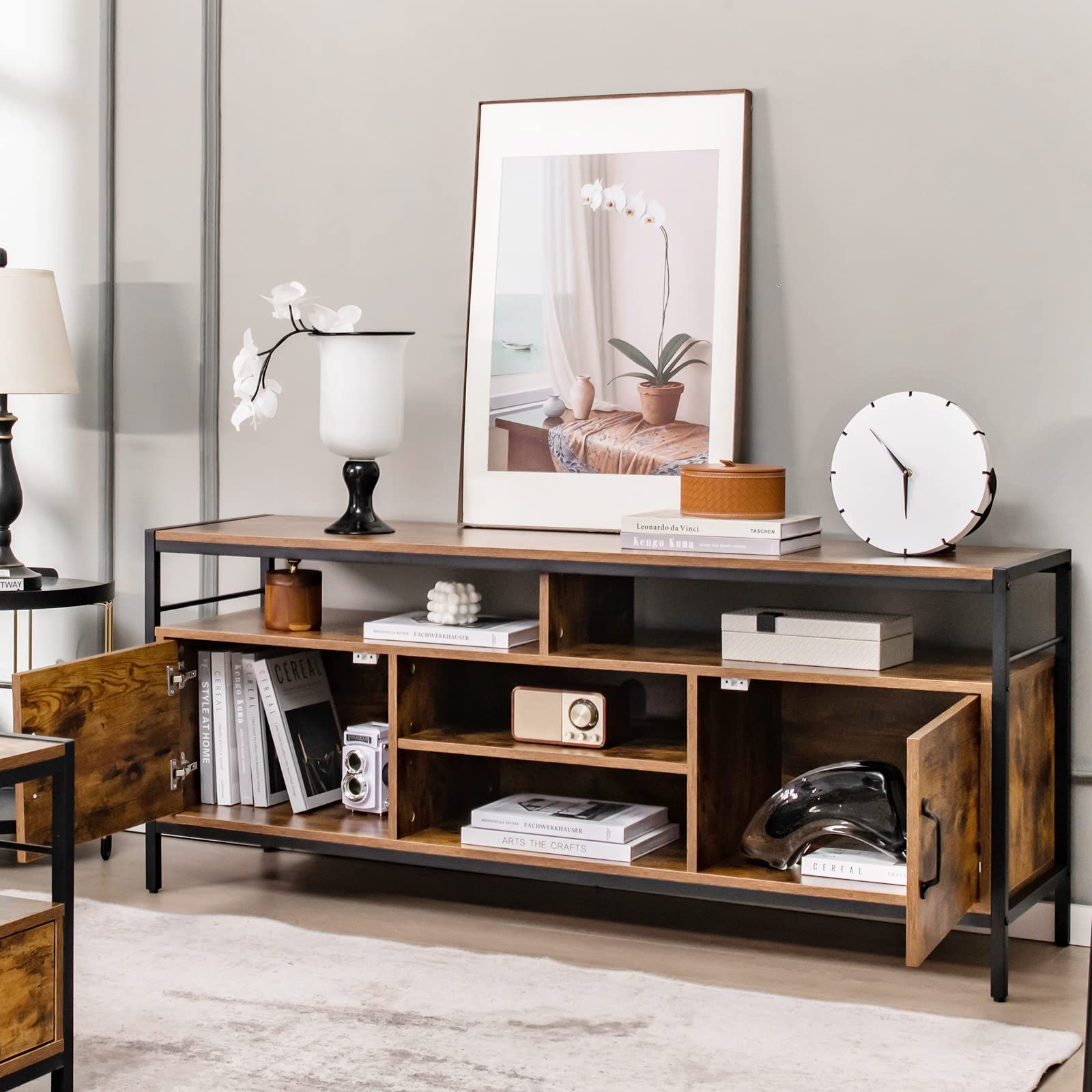 72 tv deals console table