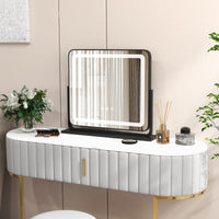 Giantex Vanity Mirror with Lights, Tabletop LED Lighted Mirror