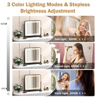 Giantex Vanity Mirror with Lights, Tabletop LED Lighted Mirror