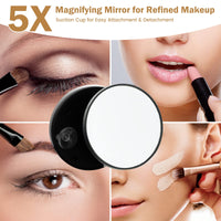 Giantex Vanity Mirror with Lights, Tabletop LED Lighted Mirror