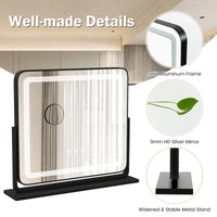 Giantex Vanity Mirror with Lights, Tabletop LED Lighted Mirror