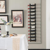 Giantex Wall Mounted Wine Rack, Hanging Wine Display Rack