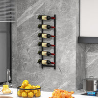 Giantex Wall Mounted Wine Rack, Hanging Wine Display Rack