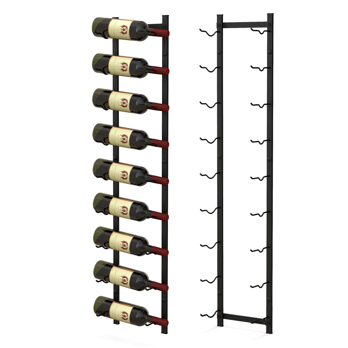 Giantex Wall Mounted Wine Rack, Hanging Wine Display Rack