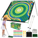Golf Chipping Game Set 181 x 181 cm Large Chipping Mat for Indoor Outdoor Practice