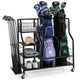 Golf Bag Storage Garage Organizer with Extra Storage Rack for Golf Club
