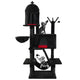 Gothic Cat Tree with 2 Condos Scratching Posts and Hammock for Cats