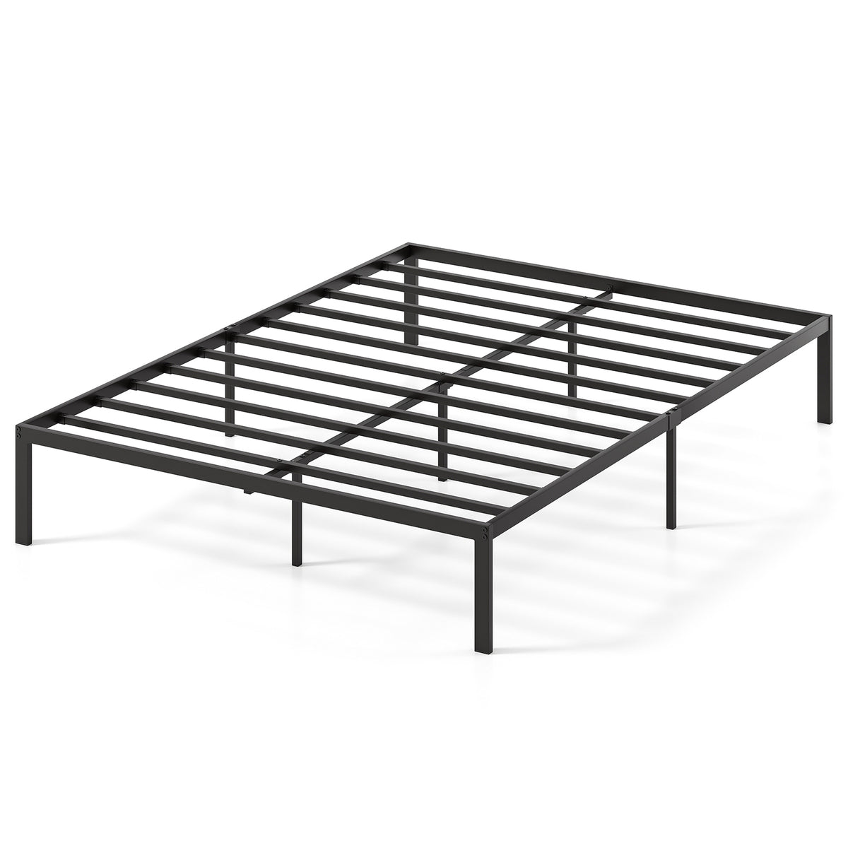 Metal Bed Frame, Platform Bed, Heavy Duty Support Slats Mattress Foundation