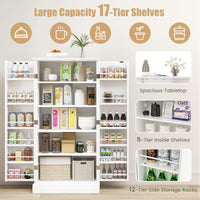 Giantex 120cm Kitchen Storage Cabinet, Freestanding Buffet Cupboards Sideboard