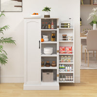 Giantex 120cm Kitchen Storage Cabinet, Freestanding Buffet Cupboards Sideboard