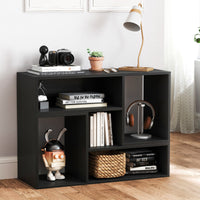 Wood TV Stands, 2 PCS TV Console Cabinets for TVs up to 55 Inches