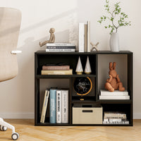 Wood TV Stands, 2 PCS TV Console Cabinets for TVs up to 55 Inches