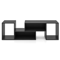 Wood TV Stands, 2 PCS TV Console Cabinets for TVs up to 55 Inches