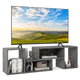 Wood TV Stands, 2 PCS TV Console Cabinets for TVs up to 55 Inches