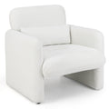 Giantex Chenille Accent Chair with Removable Lumbar Pillow Living Room Bedroom
