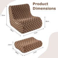 Bean Bag Chair with Ottoman Bean Bag Sofa Chair