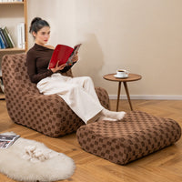 Bean Bag Chair with Ottoman Bean Bag Sofa Chair