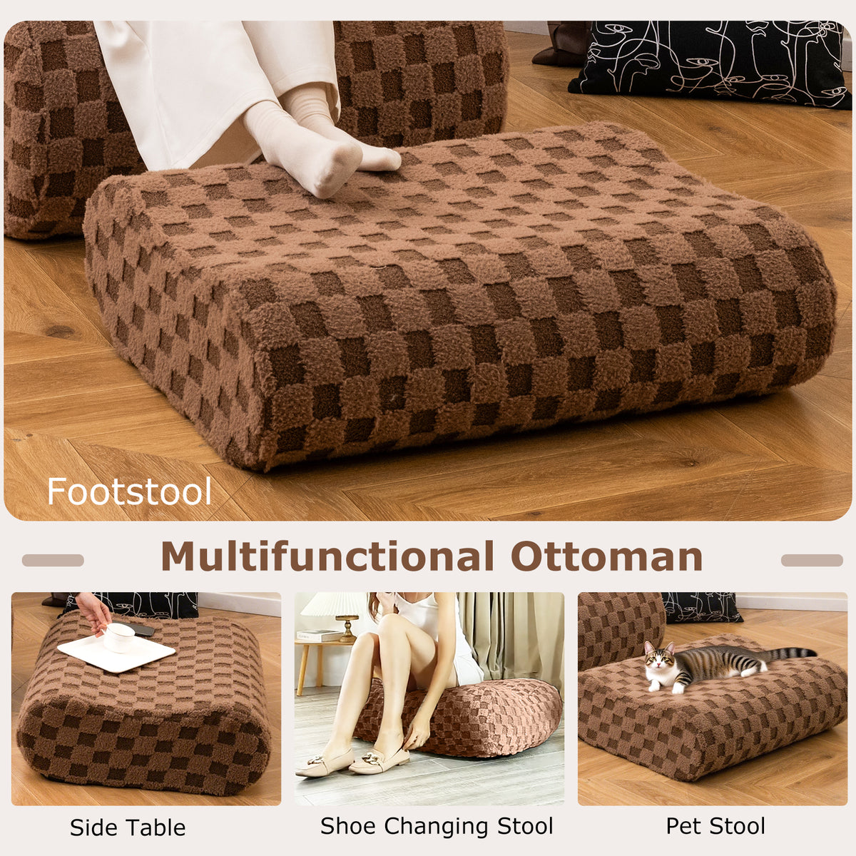 Bean Bag Chair with Ottoman Bean Bag Sofa Chair