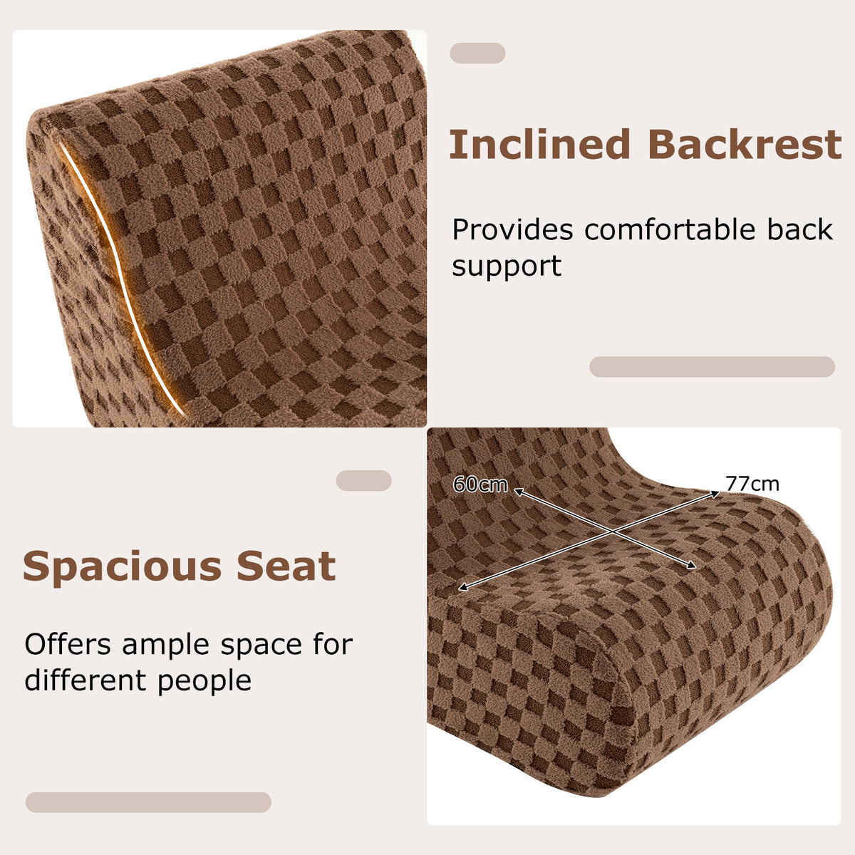 Bean Bag Chair with Ottoman Bean Bag Sofa Chair