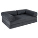 4-in-1 Folding Sofa Bed Convertible Futon Couch with Comfy Corduroy Cover