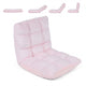 Giantex Adjustable 14-Position Floor Chair, Folding Couch Recliner with Soft Flannel Cover