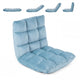 Giantex Adjustable 14-Position Floor Chair, Folding Couch Recliner with Soft Flannel Cover