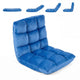 Giantex Adjustable 14-Position Floor Chair, Folding Couch Recliner with Soft Flannel Cover