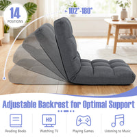 Giantex Adjustable 14-Position Memory Foam Floor Chair