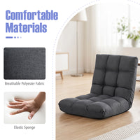 Giantex Adjustable 14-Position Memory Foam Floor Chair