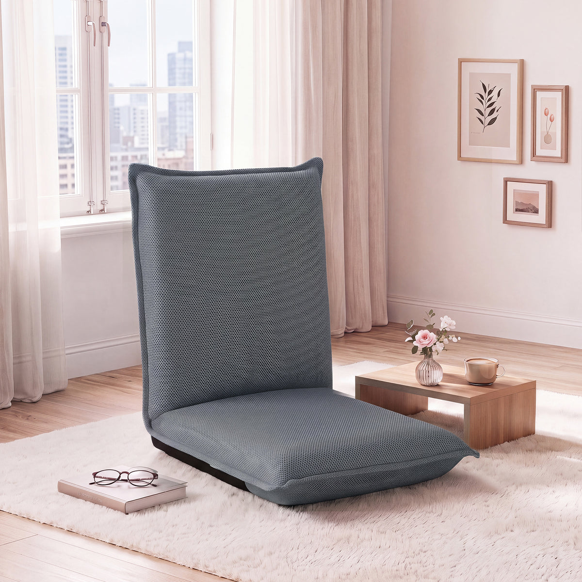 Giantex Floor Chair, Foldable Floor Chair w/Reclining Function