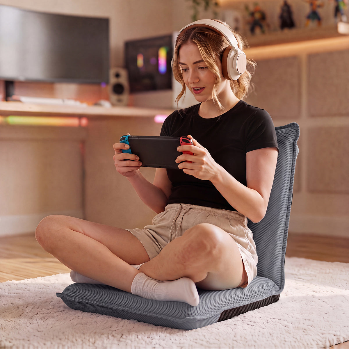 Giantex Floor Chair, Foldable Floor Chair w/Reclining Function