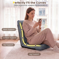 Giantex Floor Chair, Foldable Floor Chair w/Reclining Function