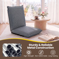 Giantex Floor Chair, Foldable Floor Chair w/Reclining Function