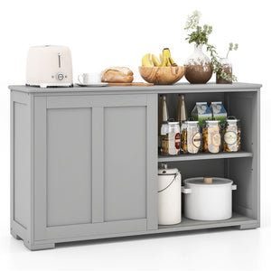 Giantex Buffet Sideboard Cabinet, Home Storage Cabinet Shelf