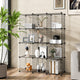 Giantex Metal Wire Cube Storage, 12-Cube Stackable Free Standing Cubby Storage Organizer Shelf