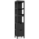Giantex Wood Bathroom Cabinet, 5-Tier Tall Cabinet