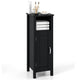 Bathroom Floor Cabinet w/Single Door & Adjustable Shelf, Avoid Tipping Over & Wobbling