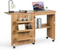 Giantex Folding Sewing Table w/Storage