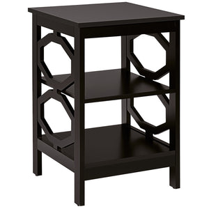 Giantex Nightstand, 3-Tier Side Table, End Table Sofa Bed Side Table