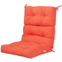 High Back Chair Cushion Patio Chair Seat Pads Non-slip Rope Belts Indoor Outdoor