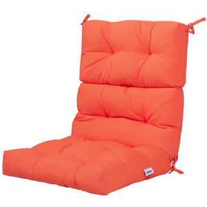 High Back Chair Cushion Patio Chair Seat Pads Non-slip Rope Belts Indoor Outdoor