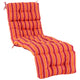 186cm x 56cm Patio Lounge Chair Cushion with 4 String Ties