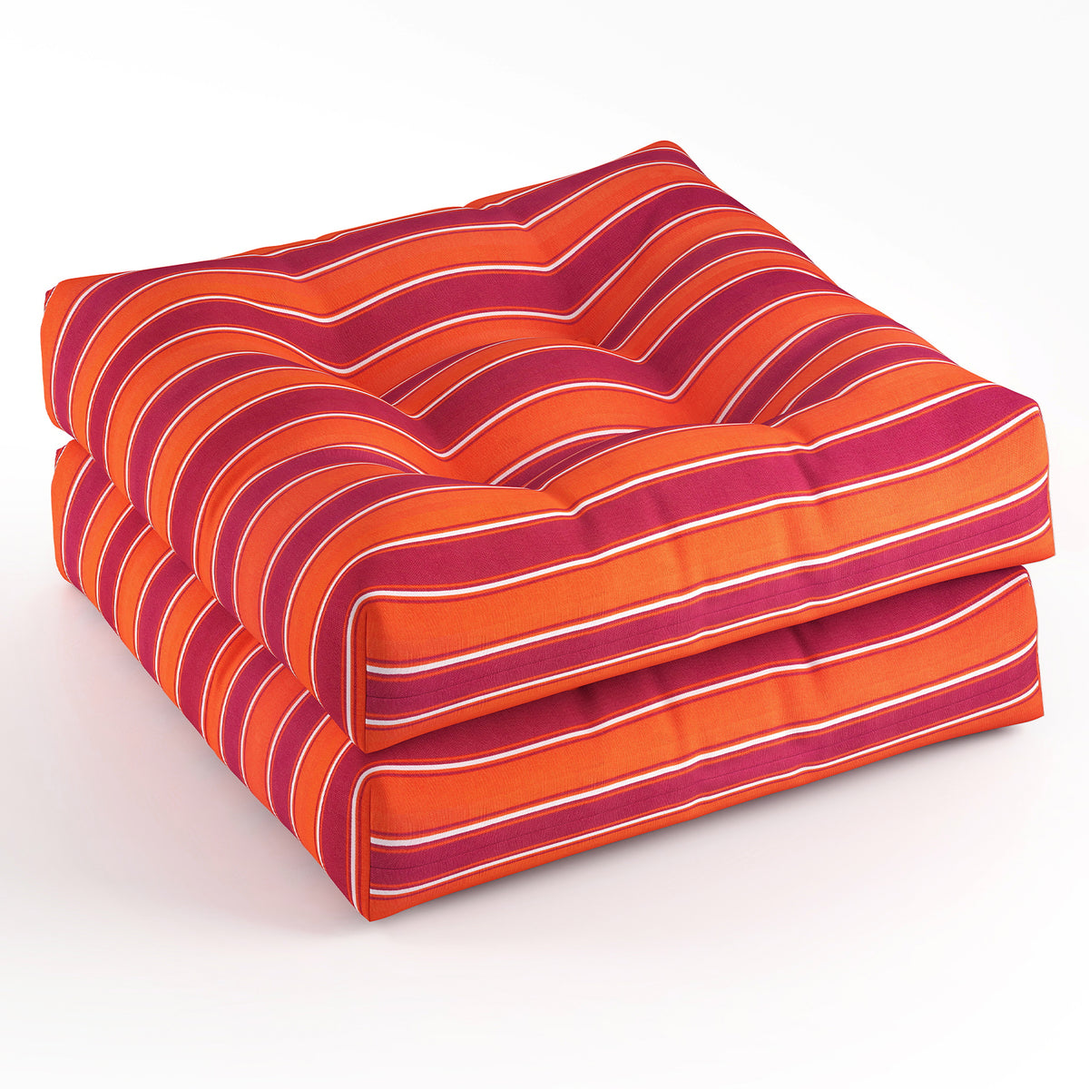 2 Pieces 50x50cm Outdoor Seat Cushions, Waterproof & Sun Protection for Indoor and Outdoor
