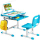 Home School Children Desk and Chair Set for Boys and Girls