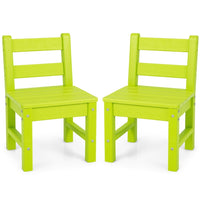 3-Piece All-Weather Kids Table & Chairs Set for Home & Backyard