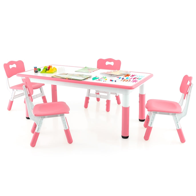 Kids Table and 4 Chairs Set
