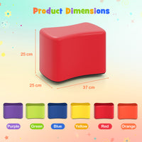 Modular Stool Set for Kids, 6 PCS Butterfly Stools with Detachable