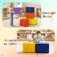 Modular Stool Set for Kids, 6 PCS Butterfly Stools with Detachable